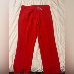 Adidas red golf pants. Very breathable stretchy material.